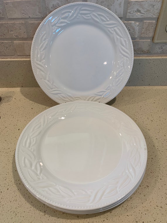 Churchill England Fine English Tableware White Set of 4 Etsy