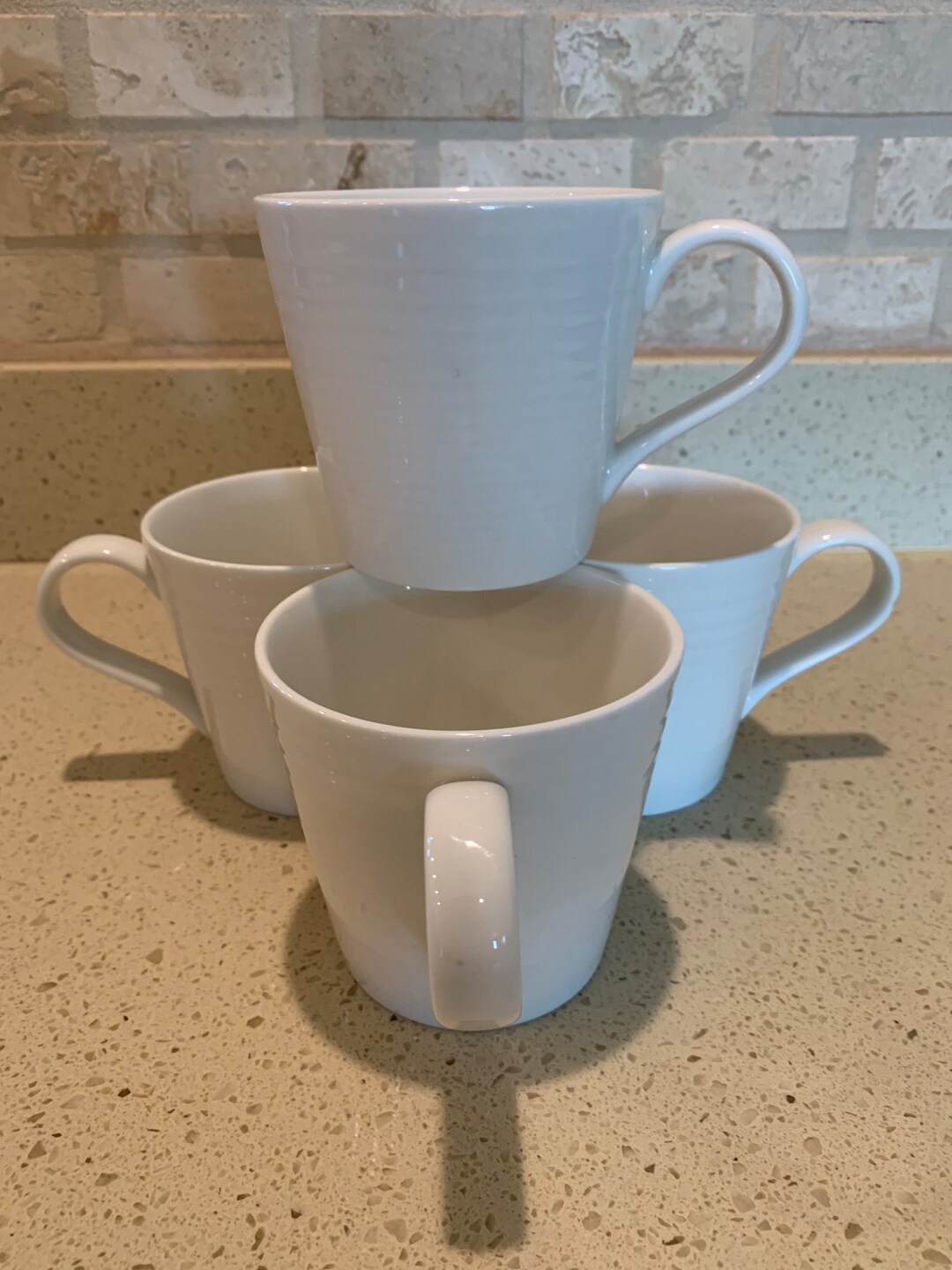 Royal Doulton Gordon Ramsay Maze White Coffee Mugs Set of 4 - Etsy