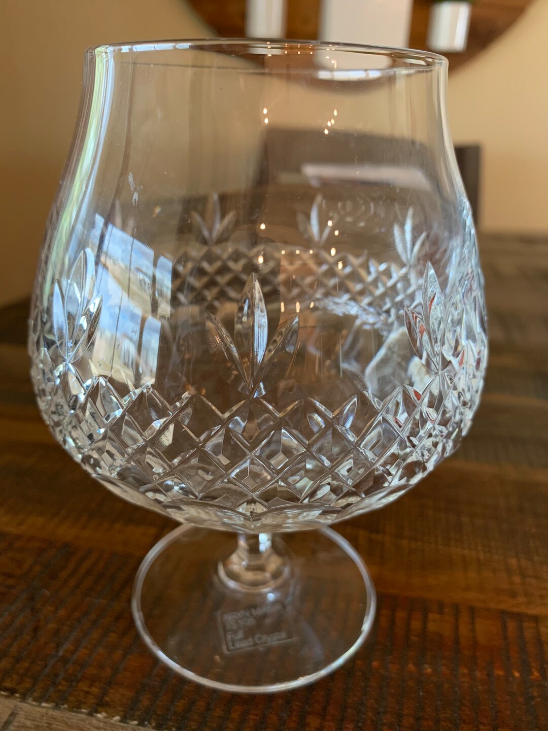 Mikasa Bryn Mawr Crystal Brandy Glasses 5 5/8 Set of 4 New Etsy