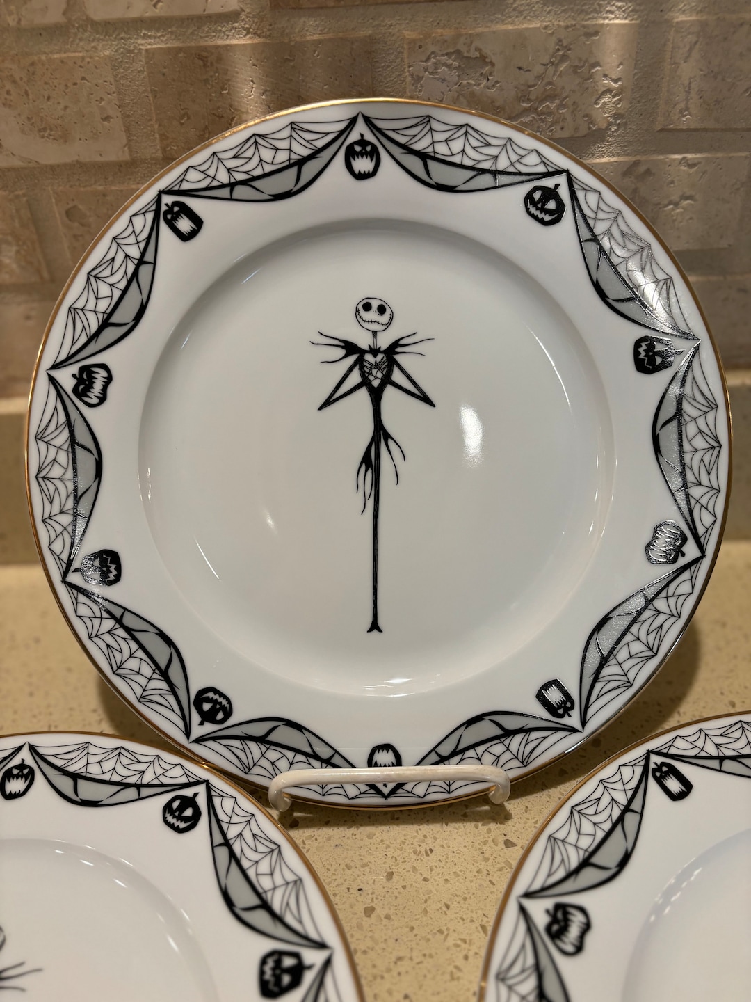 Christmas Dinner Set Nightmare Before Christmas Plates And Bowls