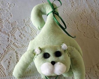 Printed cotton dog door hanger