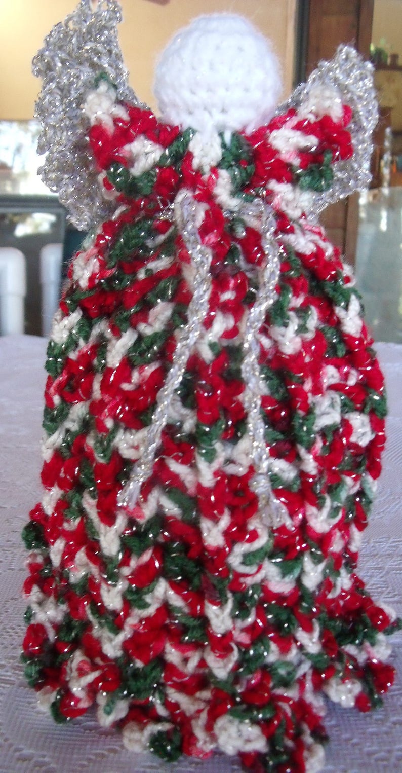 Angel Airfreshener Cover Hand-crochet image 1