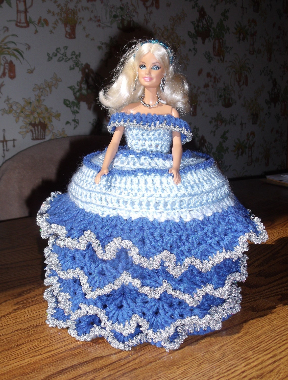 Crochet Trinket Box Barbie - Etsy Sweden