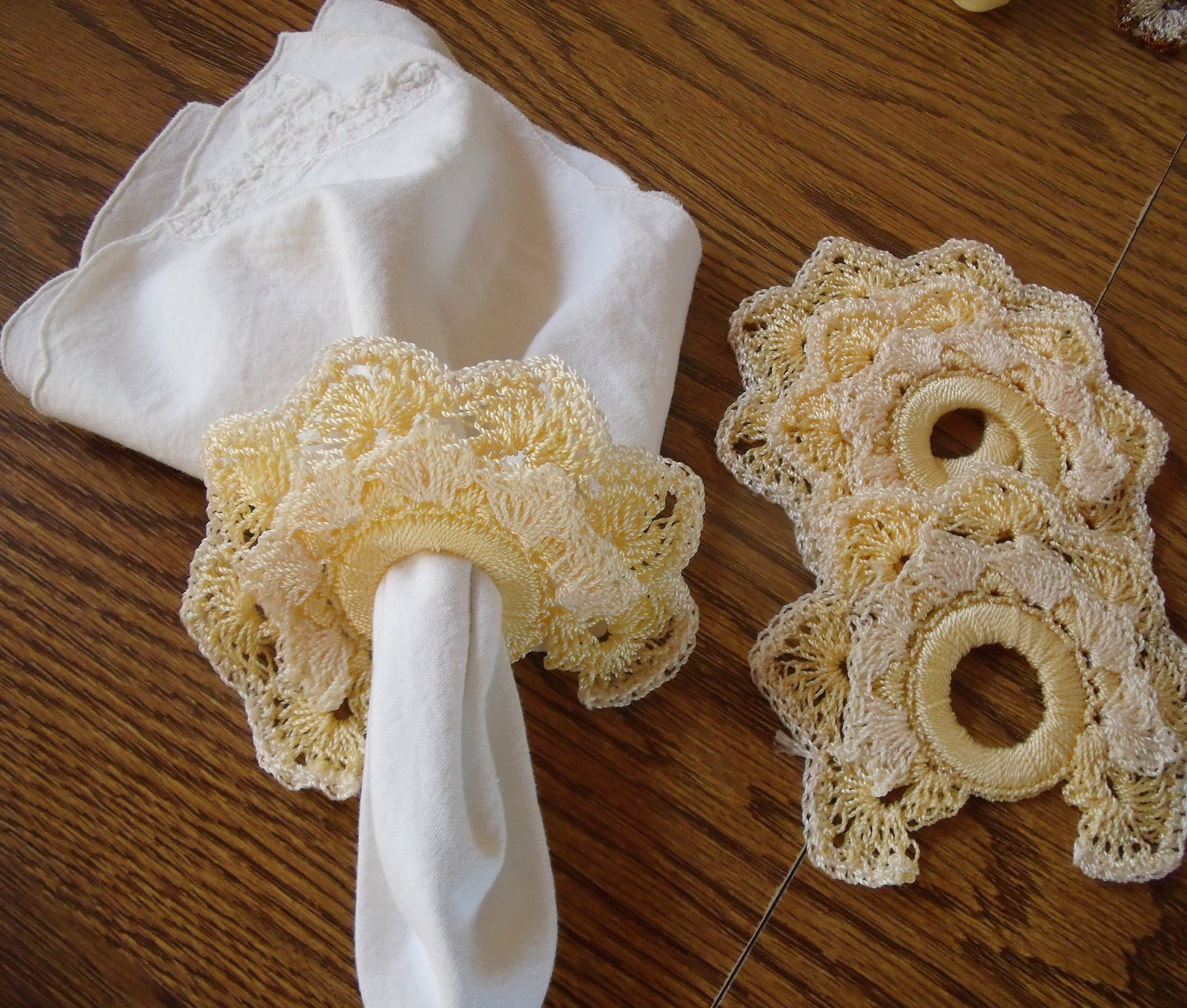 Crochet Napkin Rings Set of Canada