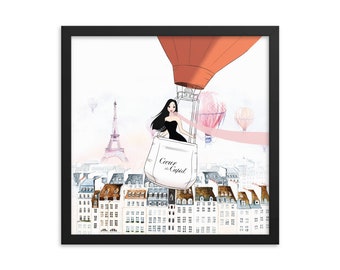 Cupid's Adventure Framed Matte Art Print