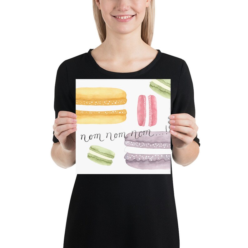 French Macarons Matte Art Print No Frame image 2