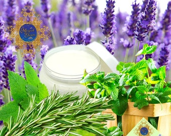 Lavender, Rosemary, Mint, Botanical, Shaving Cream, Shaving Soap, Shaving