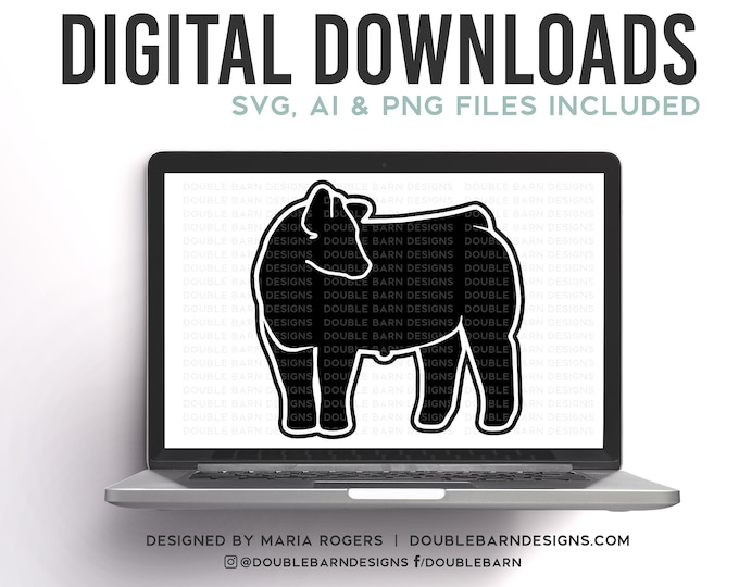Turned Show Steer Digital Download