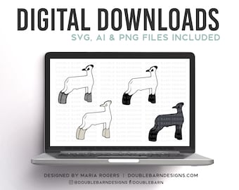 Show Lamb Breeds | Digital Downloads - SVG, PNG, Ai Files | Commercial License