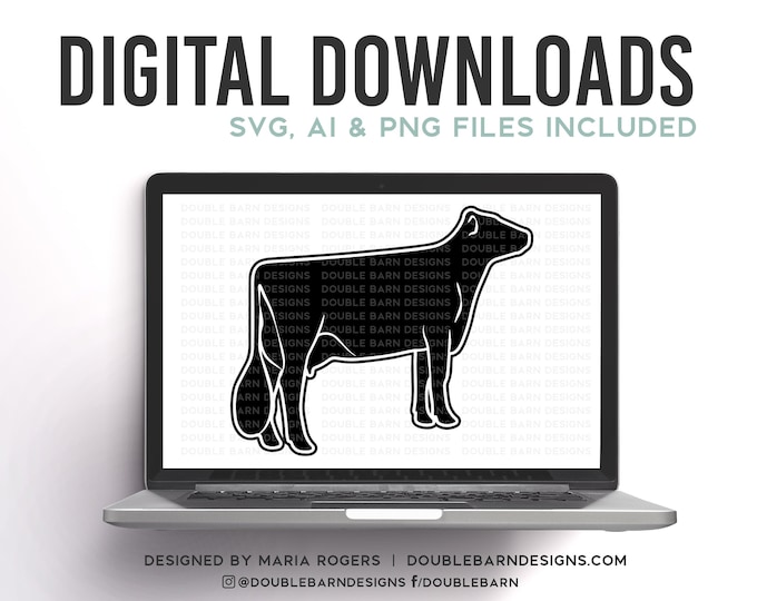 Brown Swiss Cow Digital Download