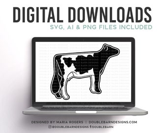 Gurnsey Cow Digital Download