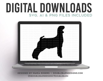 Market Goat Silhouette Digital Download