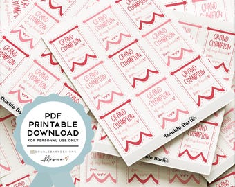 Valentines Day Stock Show Banner Printable Downloads | Personal Use Only (Printable PDF)