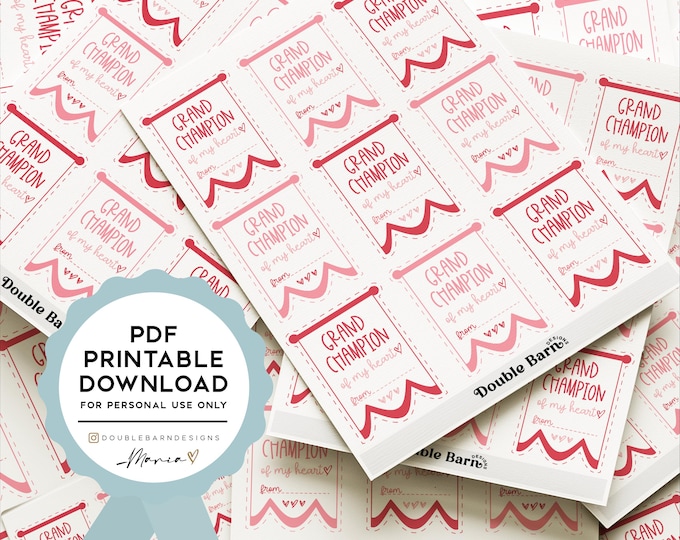 Valentines Day Stock Show Banner Printable Downloads | Personal Use Only (Printable PDF)