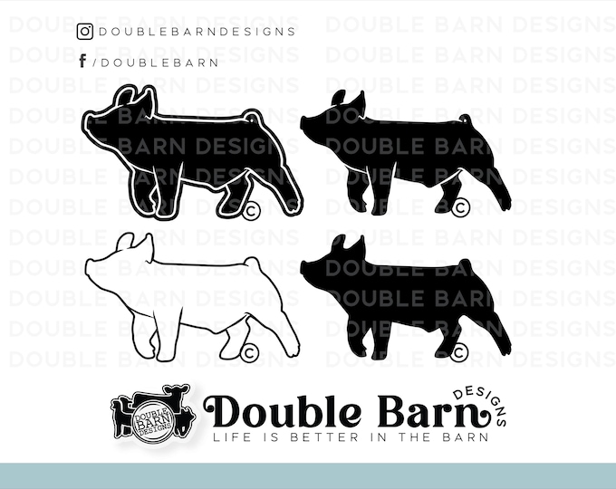 NEW for 2022  | Show Pig Digital Download | SVG PNG Ai Files Included