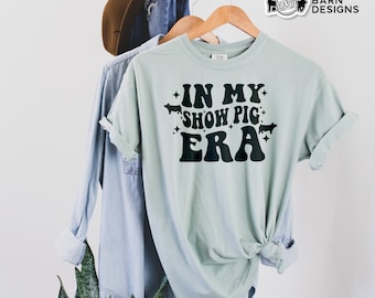 Show Pig Era Tee: Vinyl Cut/Sublimation Design (PNG Files)