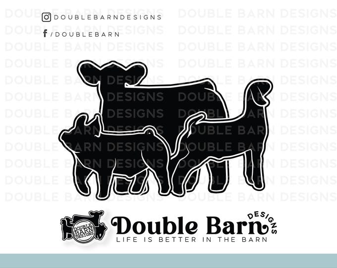 Pig Steer Goat Digital Download