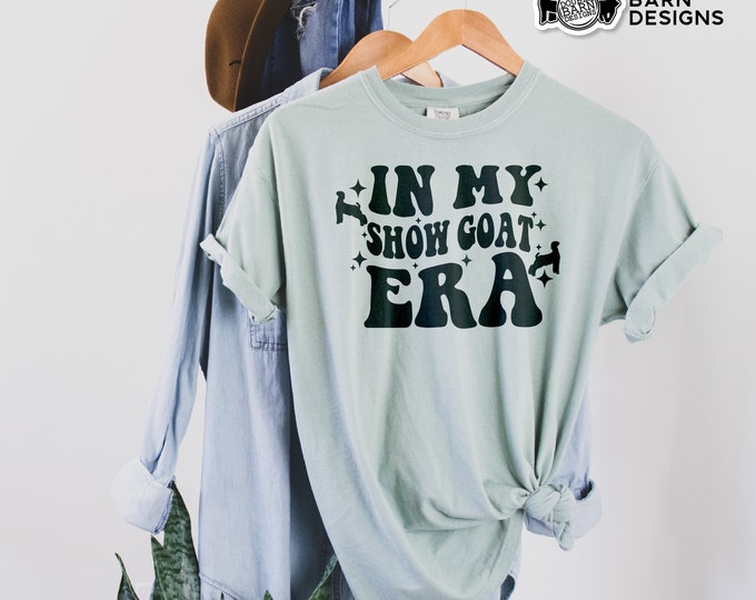 Show Goat Era Tee Shirt Design: PNG Files (Commercial Use)