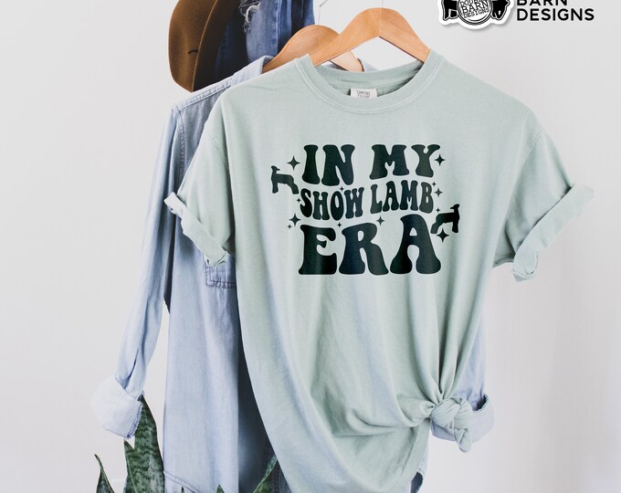 Show Lamb Era Tee Shirt Design: Vinyl Cut or Sublimation (PNG Files Included)