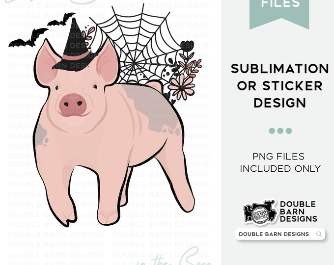 2023 Show Pig Witch - PNG Files Included | Commercial Use