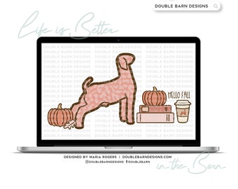Cozy Pumpkin Spice Show Goat Digital Download - PNG Ai SVG Files Included | Commercial Use