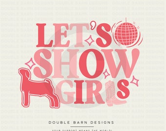 Goat Tee Design: Let's Show Girls Clip Art (PNG Files - Commercial Use)