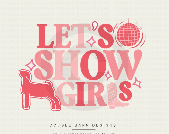 Goat Tee Design: Let's Show Girls Clip Art (PNG Files - Commercial Use)
