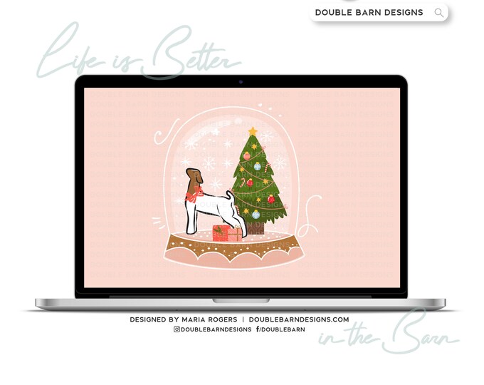 Christmas Snowglobe Goat Digital Download - PNG Ai JPG Files Included | Commercial Use