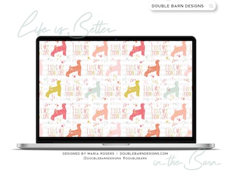 Show Goat Seamless Pattern: Livestock Design (PNG JPG Ai Files)