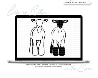 Neues Forward Show Lamb Design 2023 | Lamm zeigen - SVG - PNG - AI