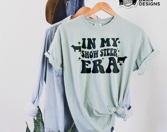 Show Steer Era Tee Shirt Design: PNG Files (Commercial Use)