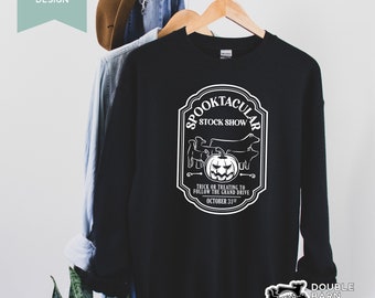 Halloween Stock Show Tee Design: Spooktacular PNG SVG Ai Files (Digital Download)