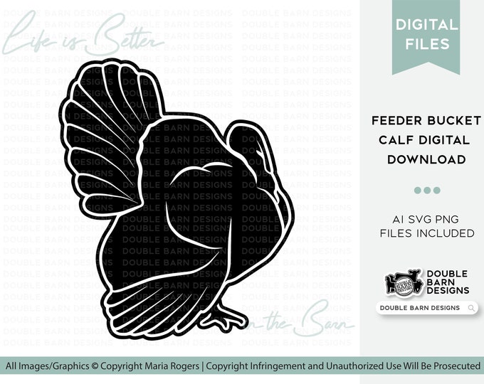 Show Market Turkey Digital Download Specialty Livestock SVG AI Files