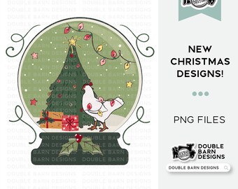 2023 Snow Globe Rabbit Digital Download - PNG Files Included | Commercial Use