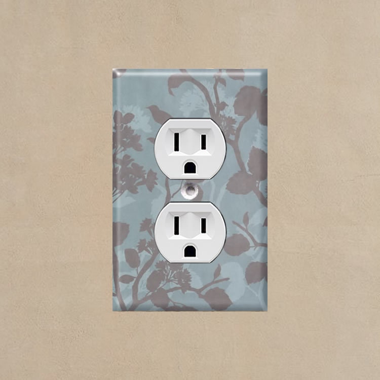 Shades of Blue Light Switch Plate Covers Home Decor Outlet Etsy