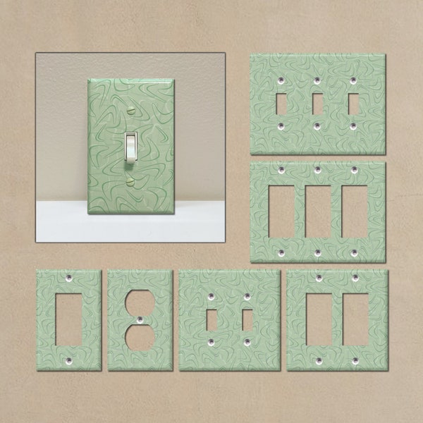 Green Switch Plates Covers Etsy
