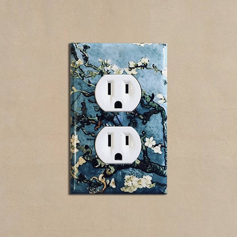 Almond Branches Van Gogh Light Switch Plate Covers Home Etsy