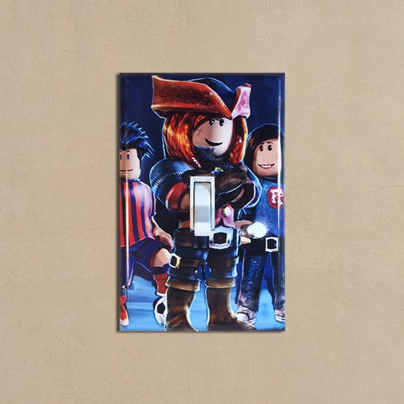 Roblox Light Switch Plate Covers Home Decor Outlet Etsy - kody na wlosy roblox