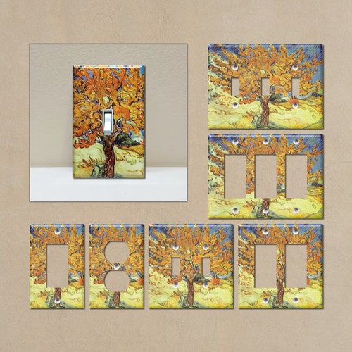 Starry Night van Gogh Light Switch Plate Covers Home Decor Etsy