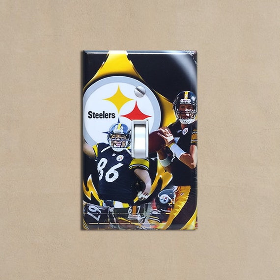 NFL , Pittsburgh Steelers 2 , Light Switch Plate Covers Home Decor Outlet