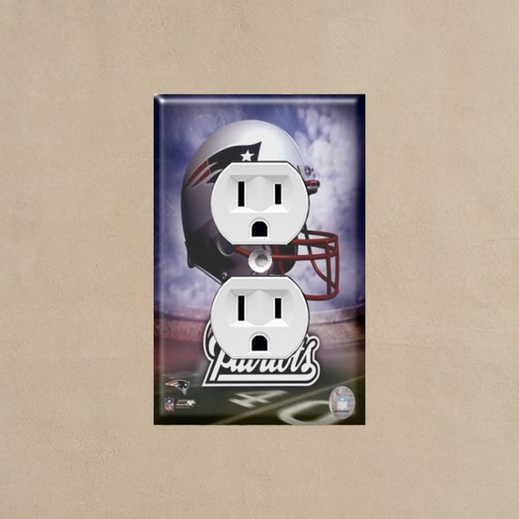 New England Patriots Light Switch Covers Football NFL Home Decor Outlet