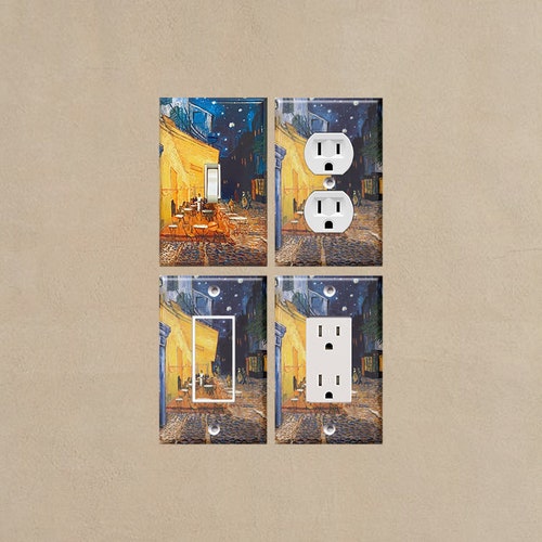 Almond Branches van Gogh Light Switch Plate Covers Home Etsy