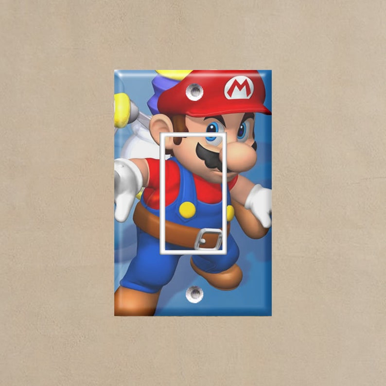 Super Mario 2 Light Switch Plate Covers Home Decor Outlet Etsy