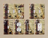 Music Sheet 1 - Light Switch Plate Covers Home Decor Outlet