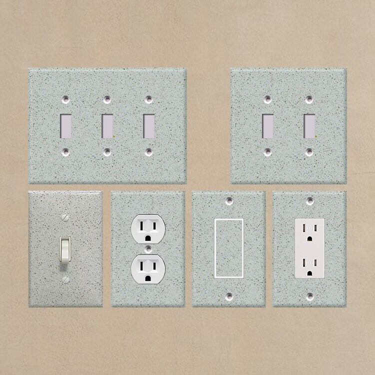 Faux Quartz Pattern 4 Stone Texture Light Switch Covers Home Decor Outlet Faux Quartz Pattern 4 Stone Texture Light Switch Covers Home Decor Outlet
