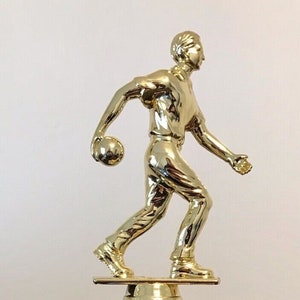 10.5&quot; Bowling Male Trophy Personalized Free