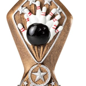 6.5&quot; Bowling Trophies Personalized Free