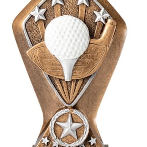 6.5&quot; Golf Trophies Personalized Free