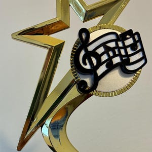 Music Trophy Personalized Free