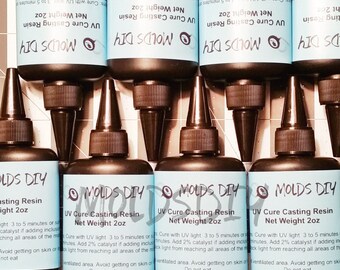 2 oz UV Resin / UV Casting Resin / Sun Cure Resin / Casting Resin / Jewelry Resin / Dual Cure Resin / Polyester Resin